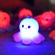 Cute and Creative Acrylic Octopus Pendant for Backpacks, Glowing Cartoon Octopus Figurine, Couple Car Keychain