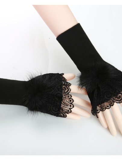 Sweater Fake Sleeves Cashmere Arm Warmers Women's Arm Protection Cuffs Spliced Cold-Proof Long Warm Autumn and Winter Mom Style