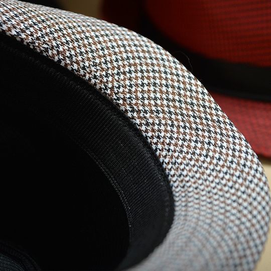 Hats for men with suits, cotton and linen fabrics, Panama solid color hats, sun hats for men, British jazz hats for women