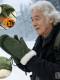 Men's Warm Gloves for the Elderly, Cold-Proof Casual Gloves, Windproof Imitation Sheepskin Gloves for Northeastern Grandfathers, Gifts for Dad, Gifts for Women