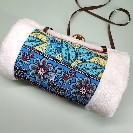 Northeastern Hand Warmer Gloves, Warm Cotton Gloves, Hand Inserts for Middle-Aged and Elderly People, Winter Anti-Freeze Hanfu Ancient Style Gloves for Women