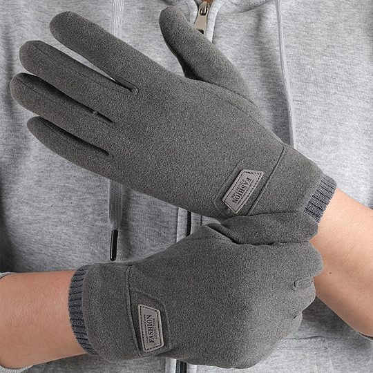 Men's Gloves for Driving, Winter Driver Gloves, Car Driver Warm Gloves, 2024 New Model, Touchscreen Compatible, Thickened, Full Finger