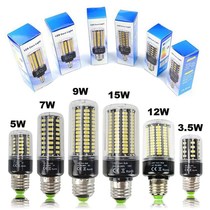 New led bulb highlight corn lamp E27E14 screw 110V220V wide pressure super bright indoor lighting chandelier