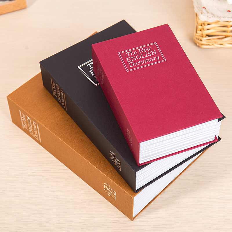 Book insurance box saving tank cryptobox adults can save large capacity storage tank creative parts for household use