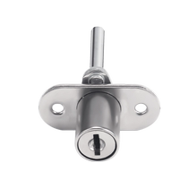Desk side drawer lock triple lock file cabinet lock core cabinet door lock cabinet lock household front lock one lock three