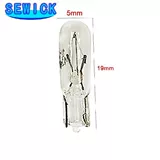 Белый 500pcs W2W T5 12 В 1,2 Вт автомобильная галогенная лампа Lig Lig Lig