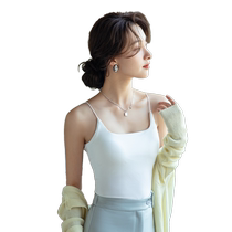 Maoren Beauty Back Camisole Womens Tube Top Bottoming Seamless Underwear with Breast Pads Free of Wear Bra All-in-One Summer Outerwear