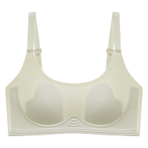 Cat People Love Cup Underwear Womens Small Breast Gathering Summer Thin Ice Silk Cool Feeling Reducing Secondary Breasts Ultra-Thin Seamless Bra