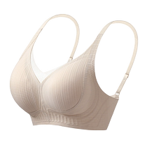 Catman Underwear Womens Pull-up Anti-sagging Autumn and Winter 2024 New Wire-Free Breast-Reducing Back Bra