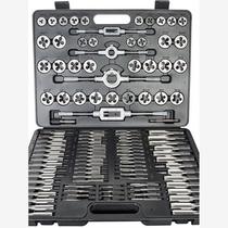 Tap and die set steel 60 pieces 110 pieces metric and inch wire tapping hand tapping wrench and wrench combination