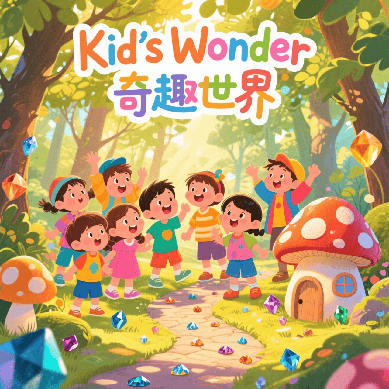 Kids Wonder 奇趣世界的LOGO