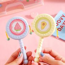 Baby Toy Waves Drum Gripping training Puzzle Puzzle 3-6 Month New Baby Soothing Rocking Bell Shake Drum 0-1-2