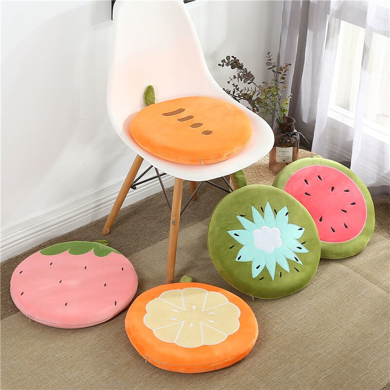 Cushion Floating windowsill Double sided available Cute Memory Cotton Chair Computer Printed Office Student Fart Cushion Can Be Torn Down