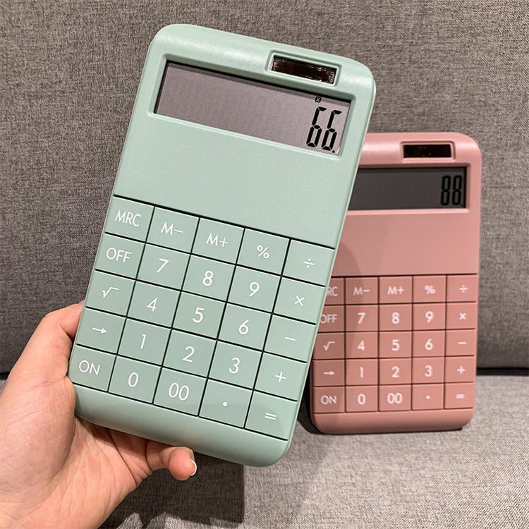 Calculator Goddess Digital keyboard 2 in one cartoon cute Han Edition creative high value office Portable mini