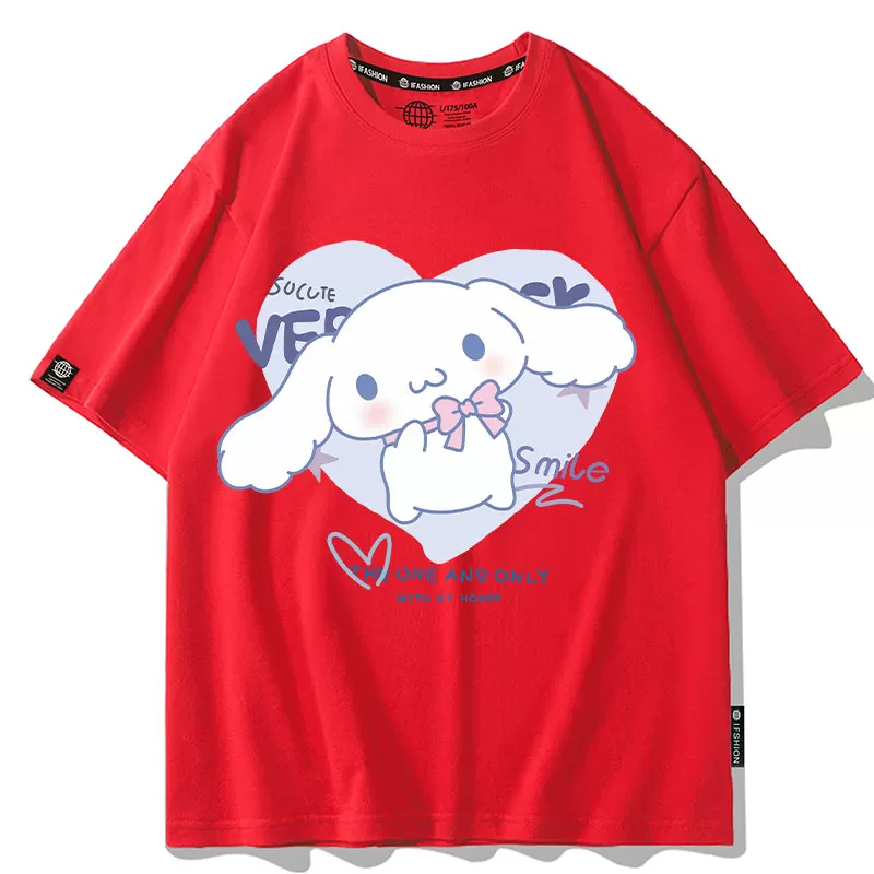 Sanrio, Hello Kitty, летняя футболка с коротким рукавом