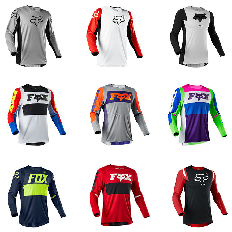 fux speed downwear large size scale hiking bike riding long sleeve male summer locomotive cross-country locomotive wear customised