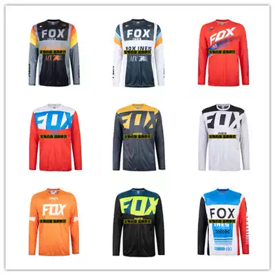 Customized fox downhill suit Tide brand cross-country T-shirt riding suit jacket men long sleeve summer mountain locomotive suit customization