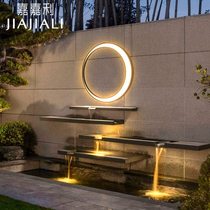 Jiajiali New Chinese Style Outdoor Solar Moon Wall Lamp Courtyard Balcony Exterior Wall Lamp Villa Hotel Landscape Atmosphere