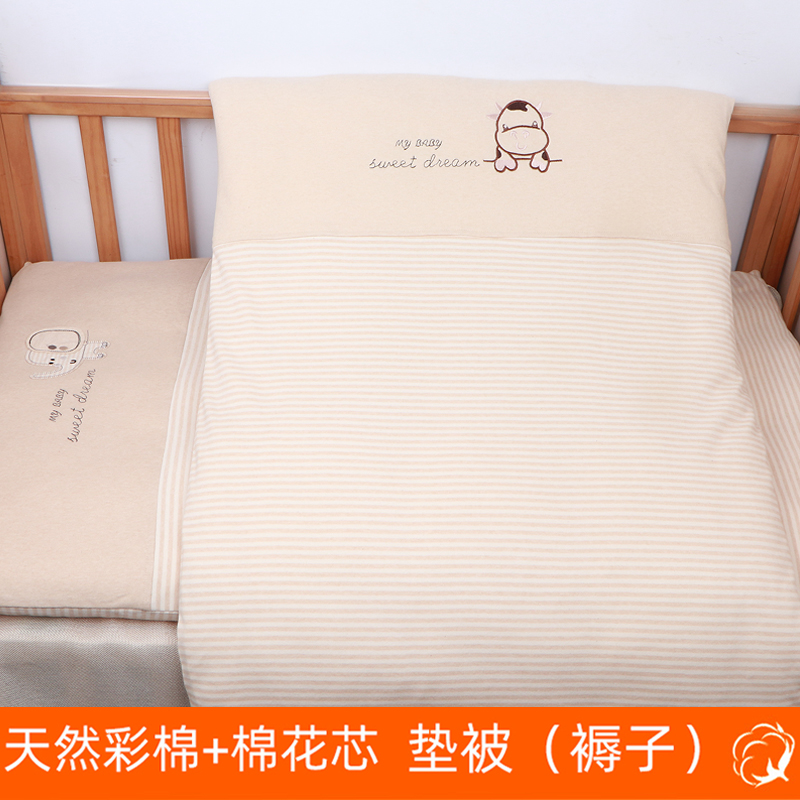 Newborn baby bedding Mattress Subpure Cotton Flowers Baby Bed Bedding For Autumn Winter Kindergarten Children Colored Cotton Laid by-Taobao