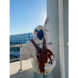 Рюкзак, демисезонная сумка на одно плечо, универсальный милый ранец, сумка через плечо, 2023, подходит для студента