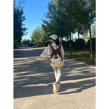 Рюкзак, демисезонная сумка на одно плечо, универсальный милый ранец, сумка через плечо, 2023, подходит для студента