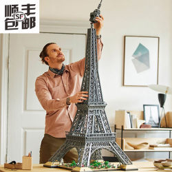 Chinese Building Blocks Eiffel Tower Model Building Adult High-Difficulty Boys' Educational Assembly Toy Gift