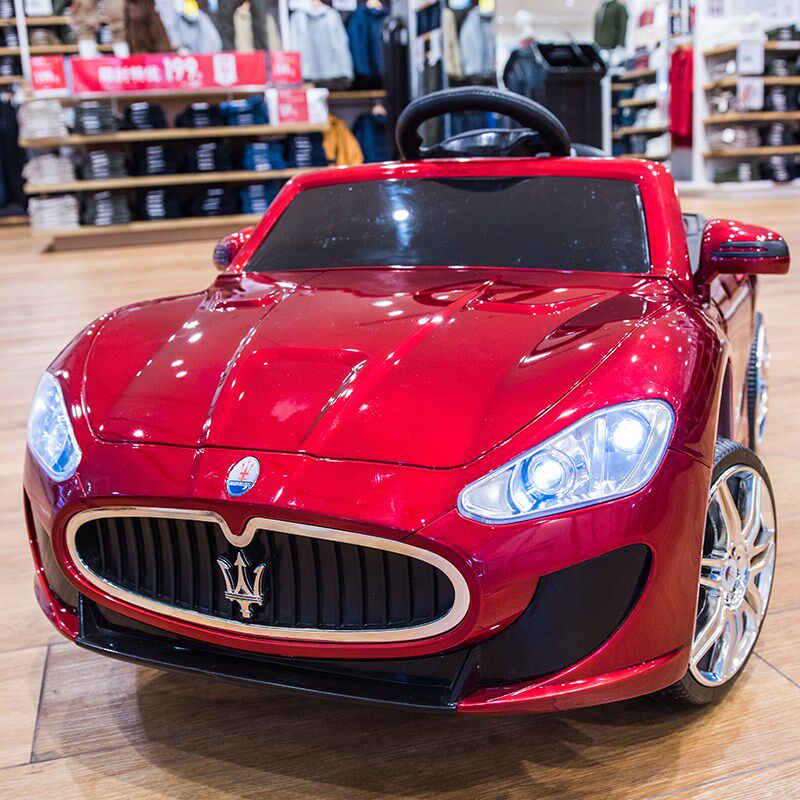 Maserati children's baby carrier children's toy car Children's electric car Four wheels with remote control car can take a seat