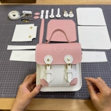 Кембриджская сумка DIY подарочный пакет ручной работы кожа, чтобы сделать подругу сухую сумку ручной работы.