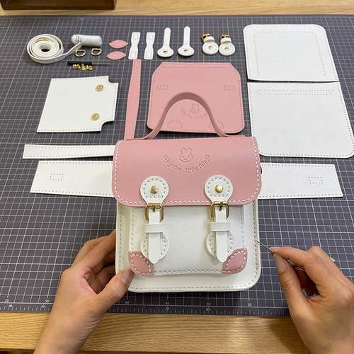 Кембриджская сумка DIY подарочный пакет ручной работы кожа, чтобы сделать подругу сухую сумку ручной работы.