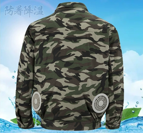 Охлаждающий хлопковый дорожный вентилятор для работы, рабочая одежда