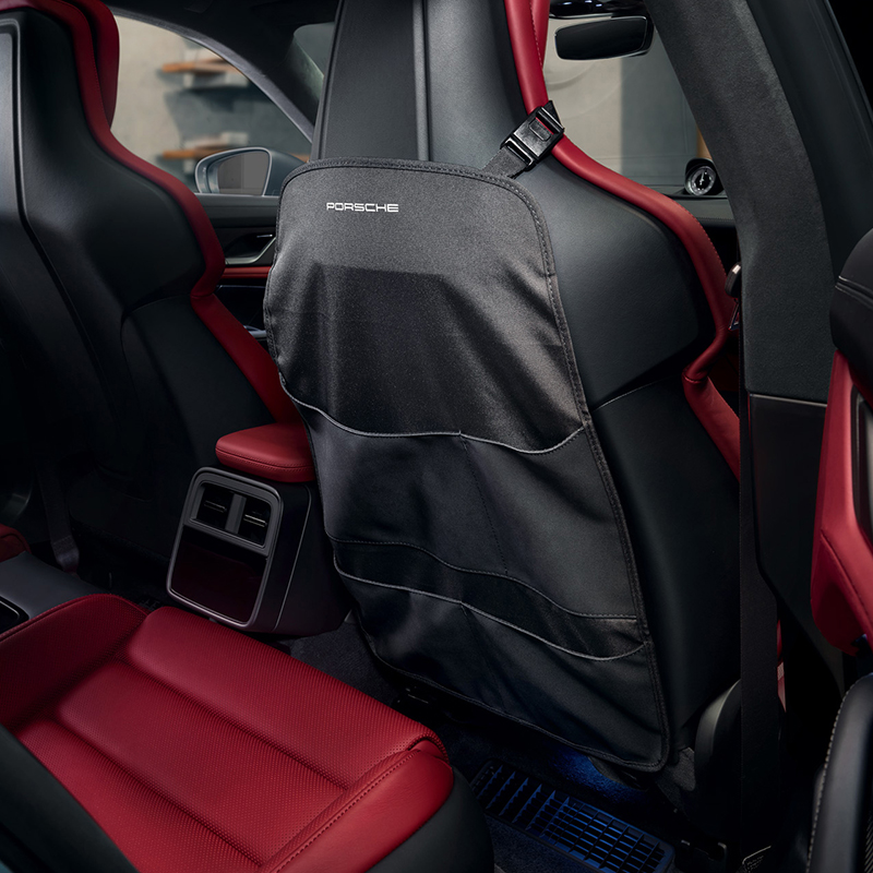 Porsche Special Car Backrest Protection Hood Porsche Backrest Storage Bag Disposal Bag Front Seat Anti-Rub Cushion-Taobao