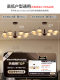2026 New Model Persimmon Vintage Living Room Chandelier Main Light French Crystal High-End New Chinese Style Retro Whole House Lighting Fixtures