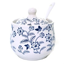 Ceramic seasoning jar Salt Tank Sugar Jars Vinegar Pot MSG Pot Sesame Oil tank Salt Tank Oil Splash Pepper high temperature resistant