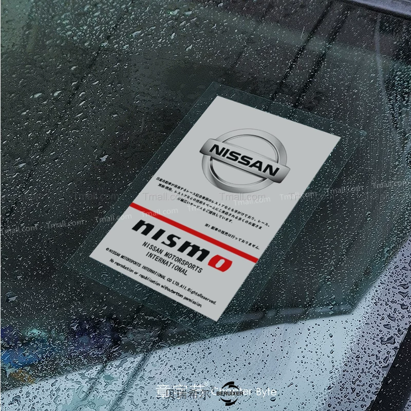 Nissan, японский переработанный стеклянный электрический наклейка