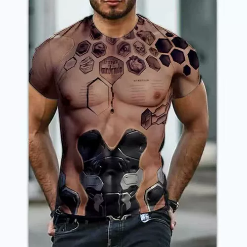 Летний детский костюм, футболка, 3D, облегающий крой