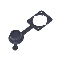 D type XLR XLR male socket dust cap XLR male socket dust cap waterproof cover cardon base soft dust plug