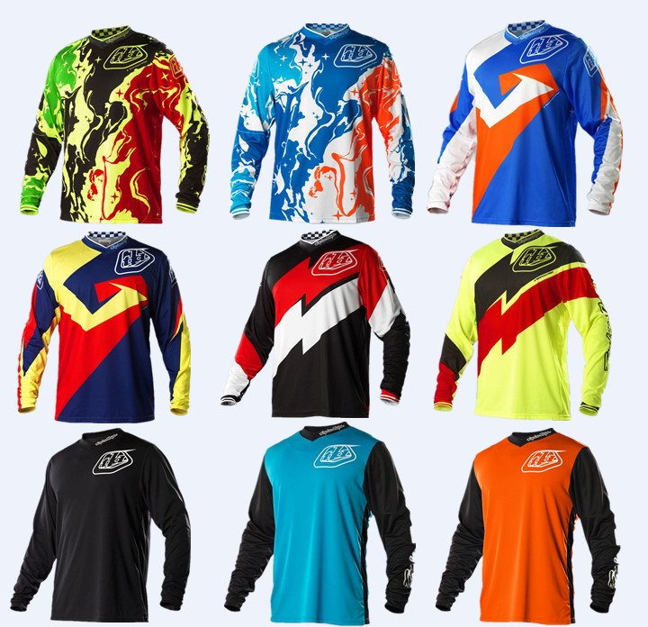 KTM TLD downhill suit summer off-road motorcycle suit mountain bike long-sleeved breathable quick-drying suit large size male