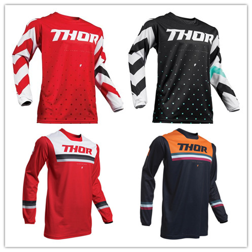 THOR tide brand breathable speed drop suit cycling suit jacket men's long-sleeved T-shirt summer off-road motorcycle suit customization