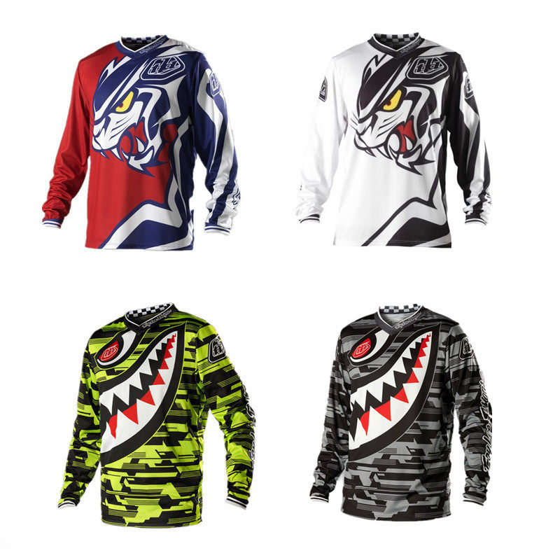 Off-road motorcycle downhill suits Mountain bike suits motorcycle racing suits long-sleeved tops for boys and girls can be customized
