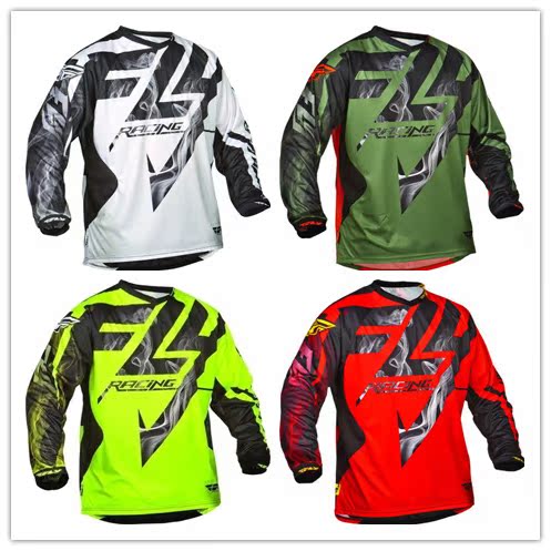 Limited edition FLY downhill suit summer long-sleeved bicycle riding suit cross-country racing suit men's and women's sweatshirt custom