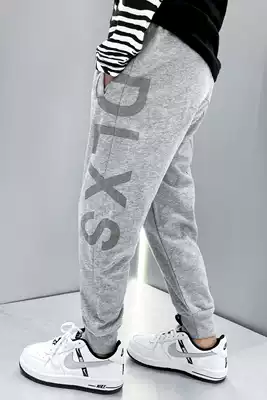 Children's trousers men Korean version 2021 autumn cool fried street new children's clothing trend fashion boys sports casual pants