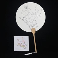 Круглая модель [Магнолия Бабочка] поставляется с ручкой для рисования и пластиной.