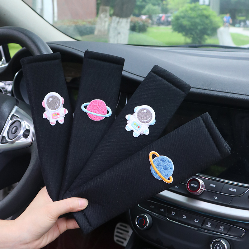 Astronaut Safety Belt Guard Shoulder Jacket On-board Creative Astronaut Summer Ice Silk Safety Rope Set Interior Decoration Supplies