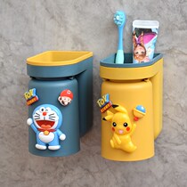High face value cute children gargle cup boy girl tooth cup toothbrush cup lovers toothbrushing cup hanging wall wall-mounted