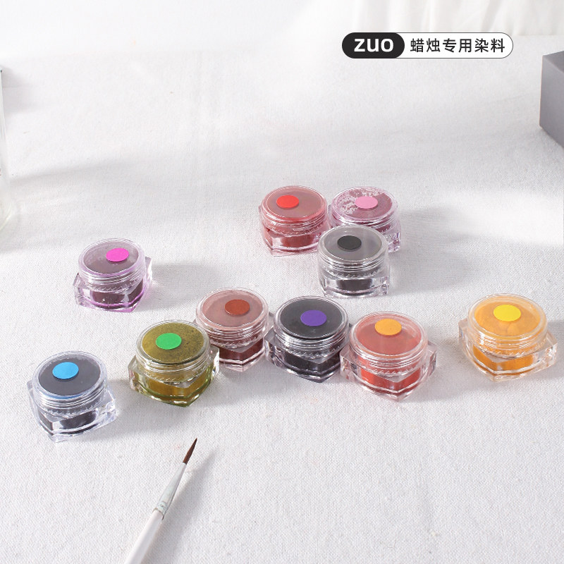 ZUO High Concentrate Candle Dye Handmade Candle Diy Pigment Wax with Powder Pink Pigment Pigment