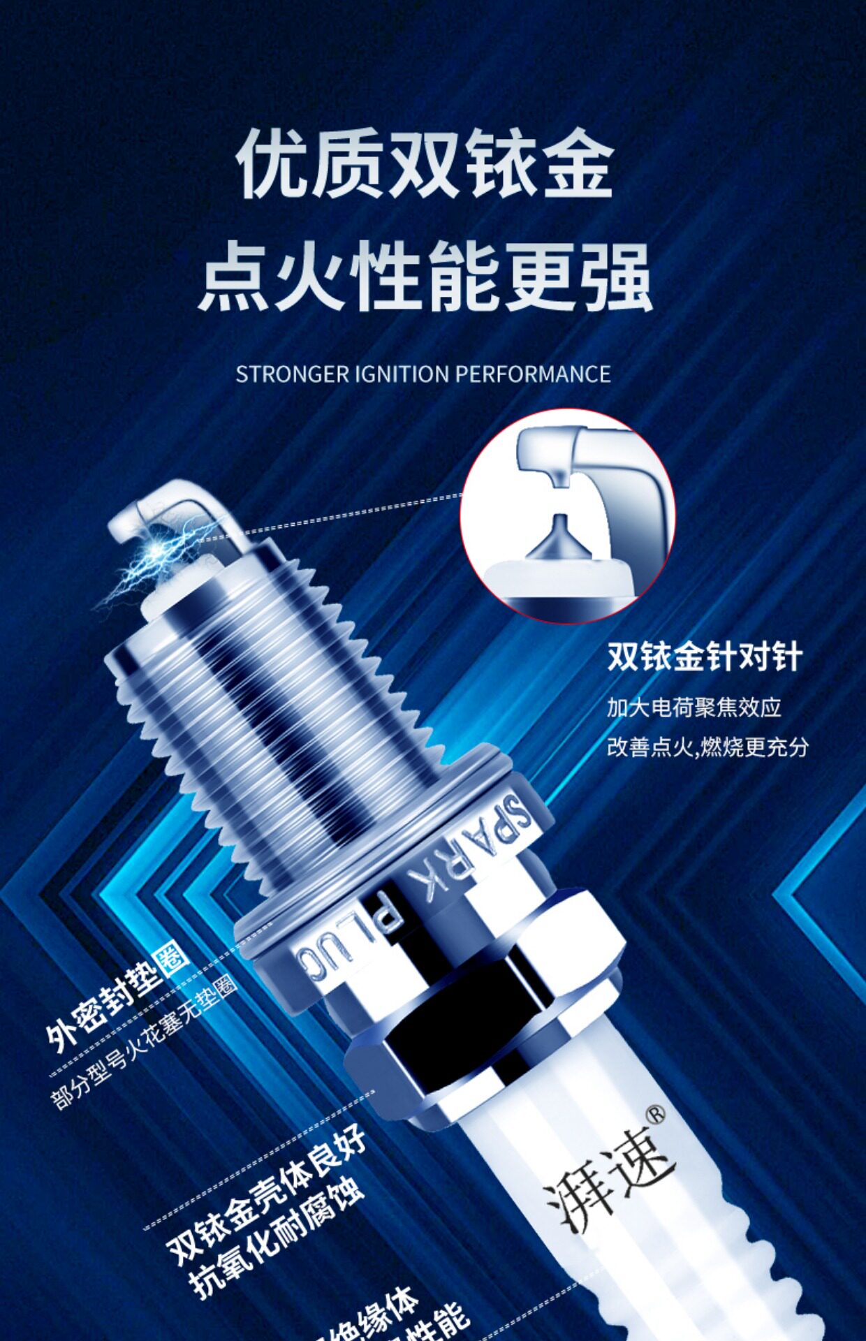 Suitable for Toyota Corolla Spark Plug 1.6 Camry 2.0 Original RAV4 Weichi Corolla Yizhi Ralink Reiz