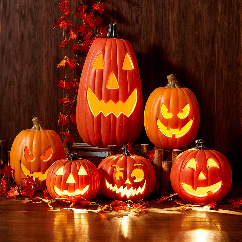 Halloween Pumpkin Lantern Decorations, Mall Display Window, Ktv, Amusement Park Decoration Props, Large Pumpkin Halloween Pumpkin Lantern Decorations, Mall Display Window, Ktv, Amusement Park Decoration Props, Large Pumpkin