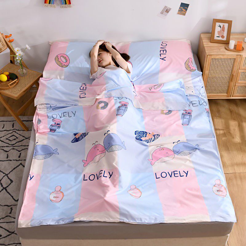 Train Sleeper Bed Sheets Hotel Travel Artifact Dirty Sleeping Bag Single and Double Summer Thin Portable