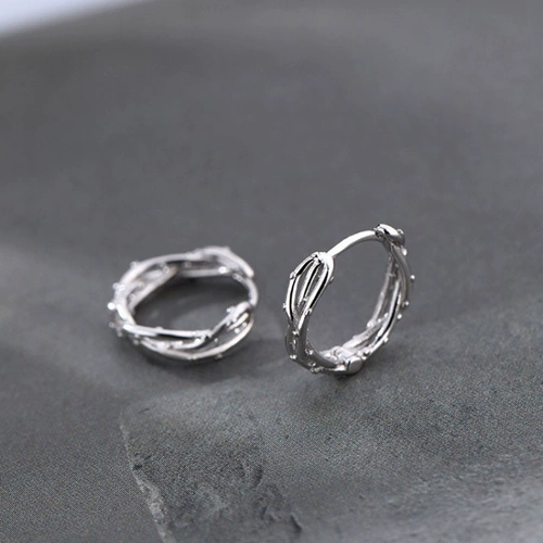 Небольшие дизайнерские универсальные серьги, серебро 925 пробы, коллекция 2021