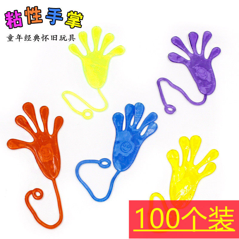 The nostalgic elastic stretchable palms let people climb the wall